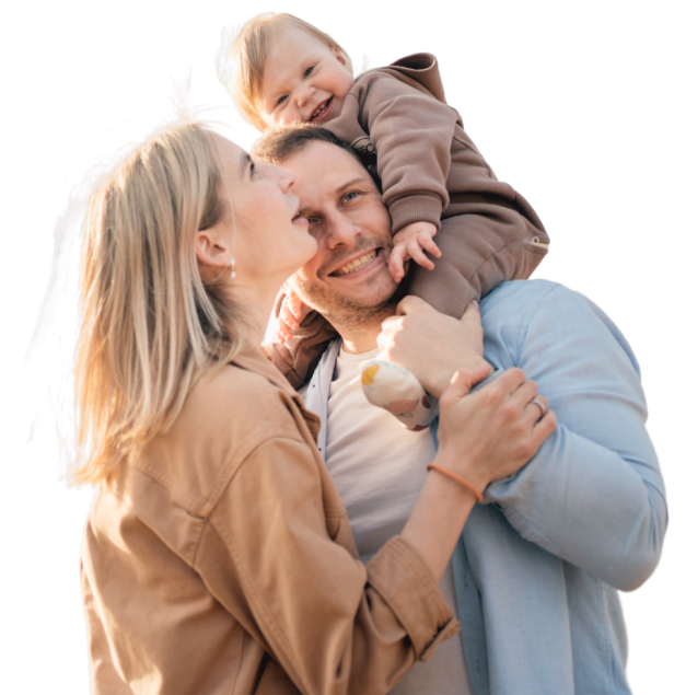 Familia protegida con Comerciales Plus